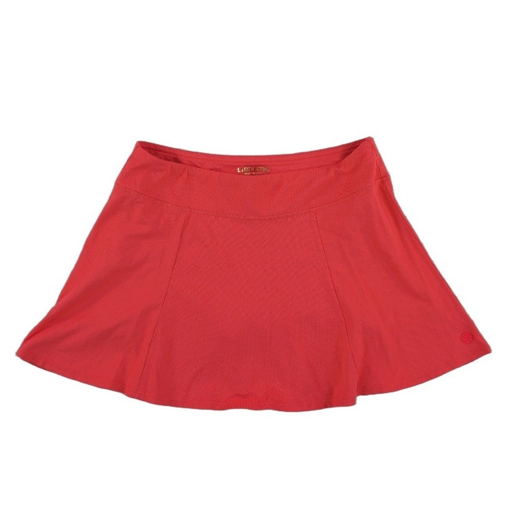 Lilly Pulitzer Luxletic Skort Women's Size Medium Coral Golf Tennis Pickleball
